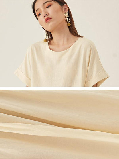 Original Retro Cropped Hemline Long Dress