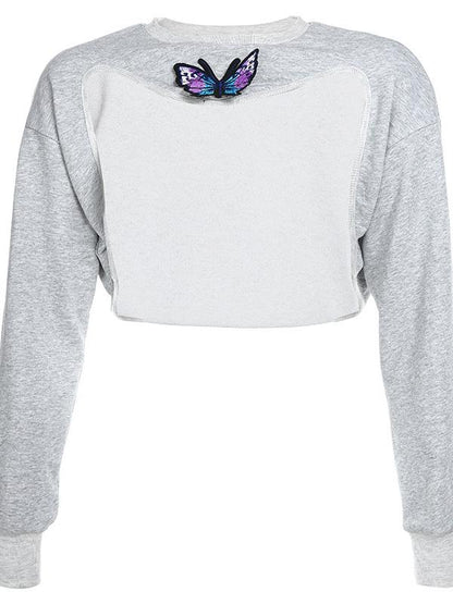 Sexy Embroidered Sweat Shirts