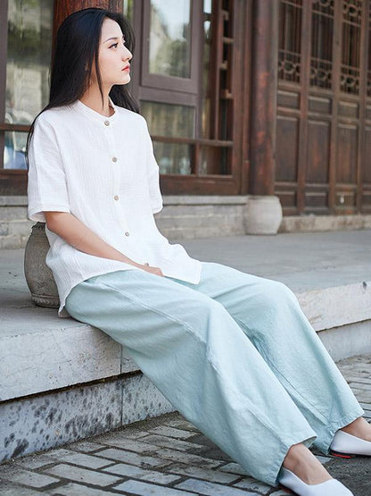 Original Vintage Solid Blouse