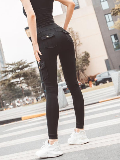 High Waist Pockets Sports Leggings