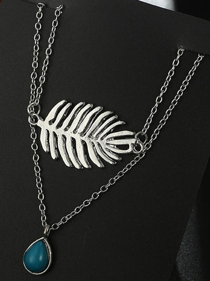 Vintage Leaf Necklaces Accessories