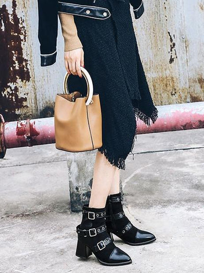 Fashion Bandage Ankle Boots Shoes