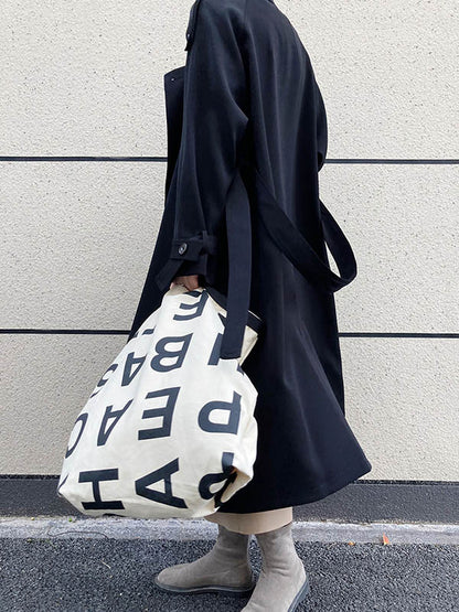Chic Solid Color Buttoned Tied Notched Collar Long Sleeves Trench Coat