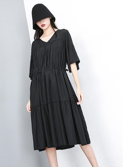 Super Loose A-line Big Hem Long Dress