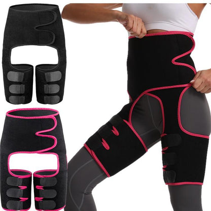 Sweat Thigh Leg Shaper Body Fat Burning Waist Belt