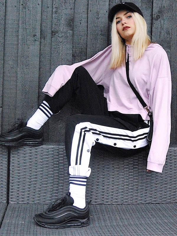 Street Casual Hip-Hop Split-Side Athletic Pants