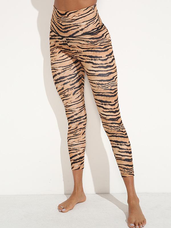 Wrap High-Waisted Striped Bandage