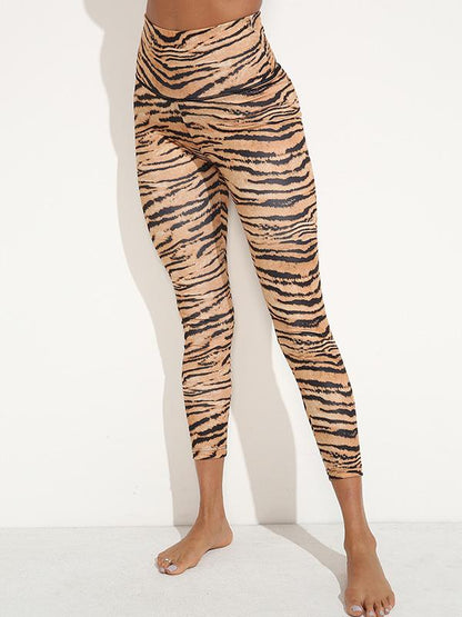 Wrap High-Waisted Striped Bandage