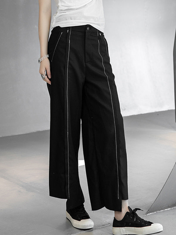 Stylish Asymmetric Loose Column Pants