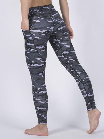 Camo Patchwork Yoga Leggings