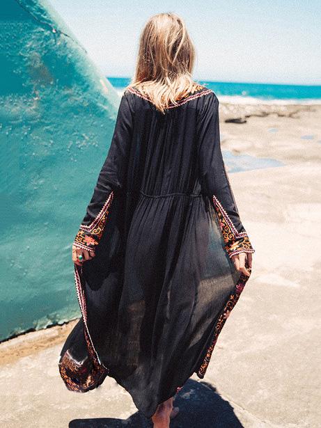 Fashion Embroidered Bohemia Outwear