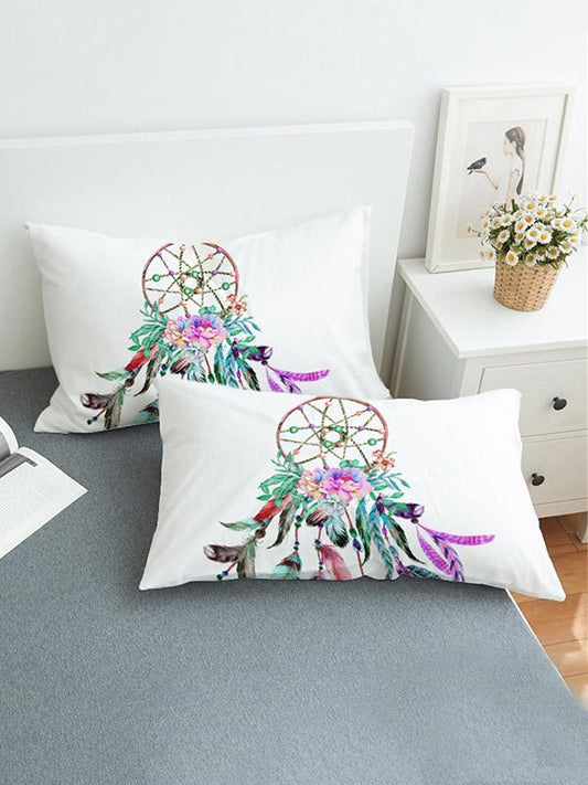 Dreamcatch Pattern Printed Twain Pillow Case