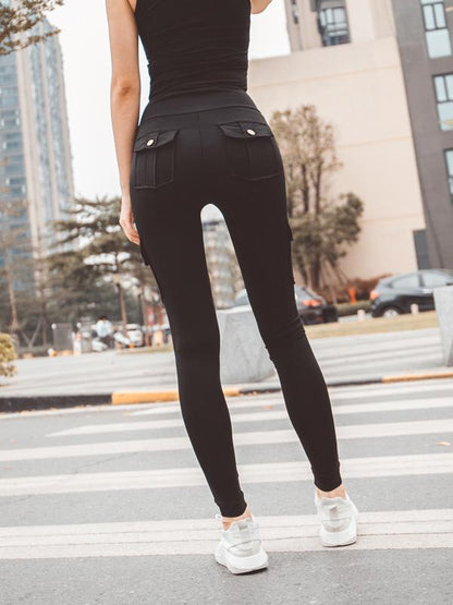High Waist Pockets Sports Leggings