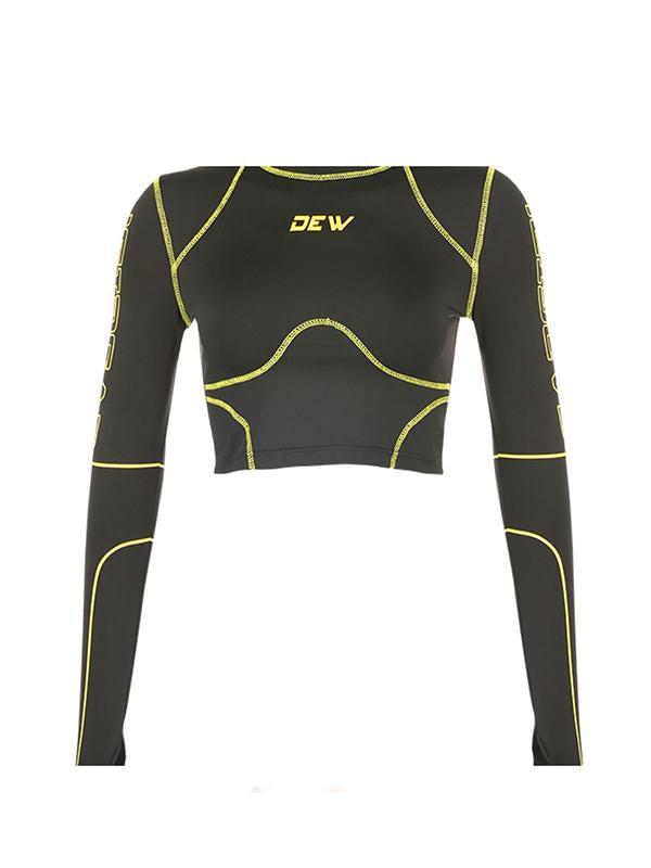 Sports Leisure Quick Dry Yoga Tops And Leggings