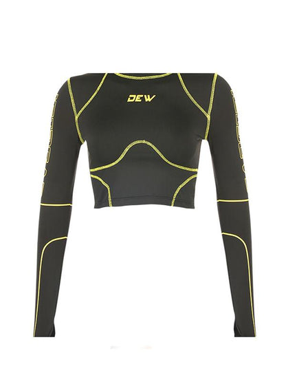 Sports Leisure Quick Dry Yoga Tops And Leggings