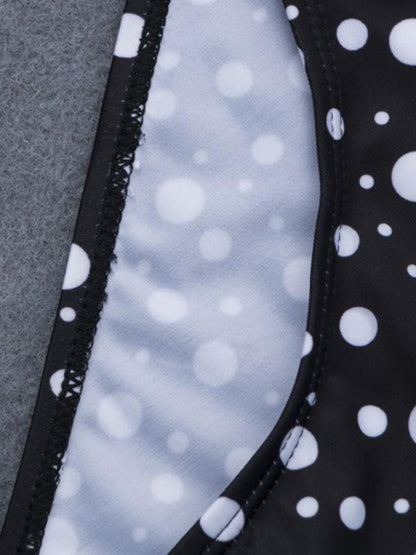 Plus Size Polka-Dot Bikini Set
