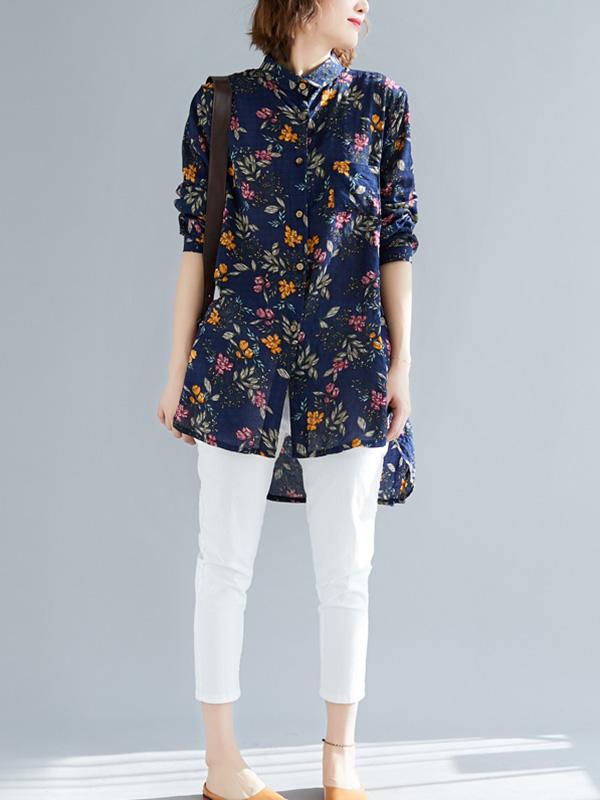 Flower Printed Shirt