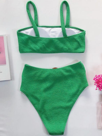 Waist-Buckled Bikini Swimsuit