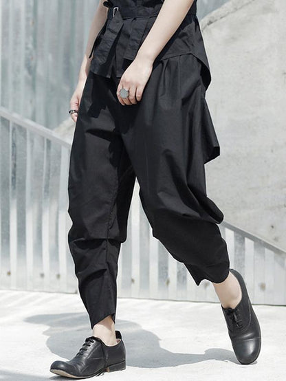 Loose Black Harem Pants