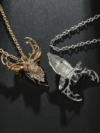 Vintage Bohemia Elk Necklaces Accessories