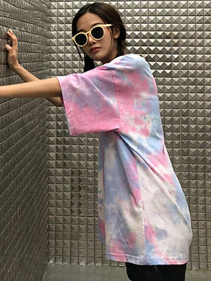 Casual Fashion Tie-Dye T-shirt