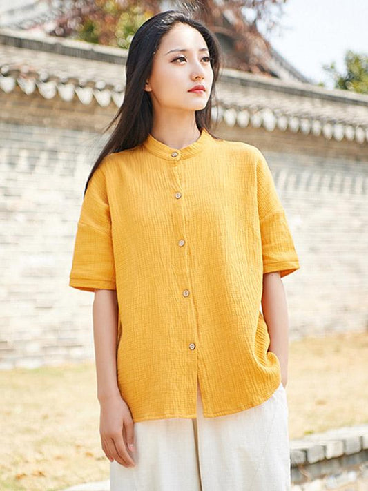 Original Vintage Solid Blouse