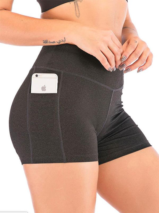 Sports Elastic  Lift The Hips Shorts