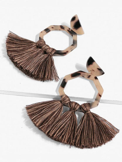 Cotton Tassels Earring Accessories