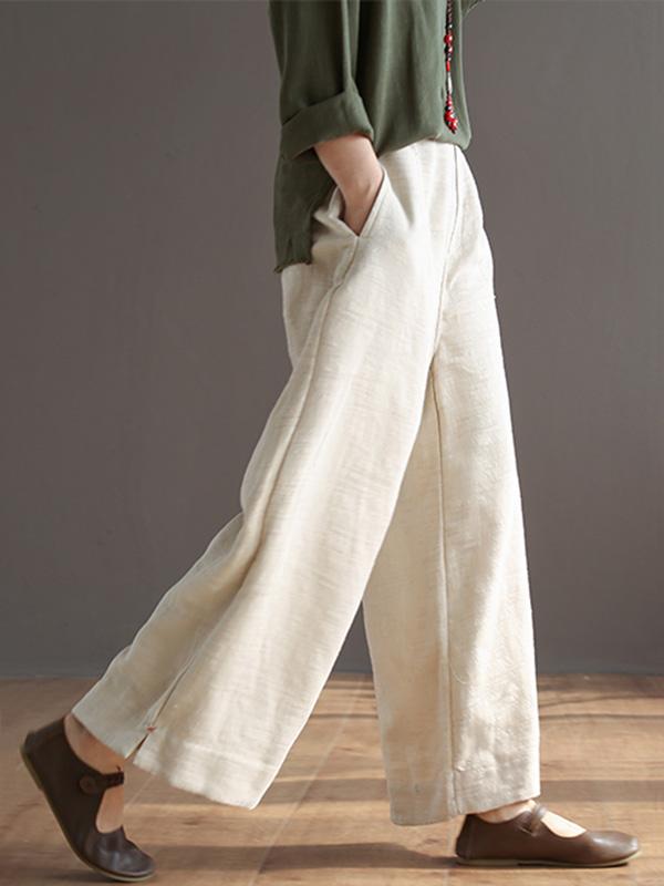 National Wide-leg Loose Pants