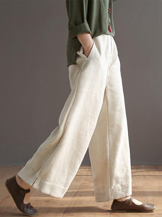 National Wide-leg Loose Pants