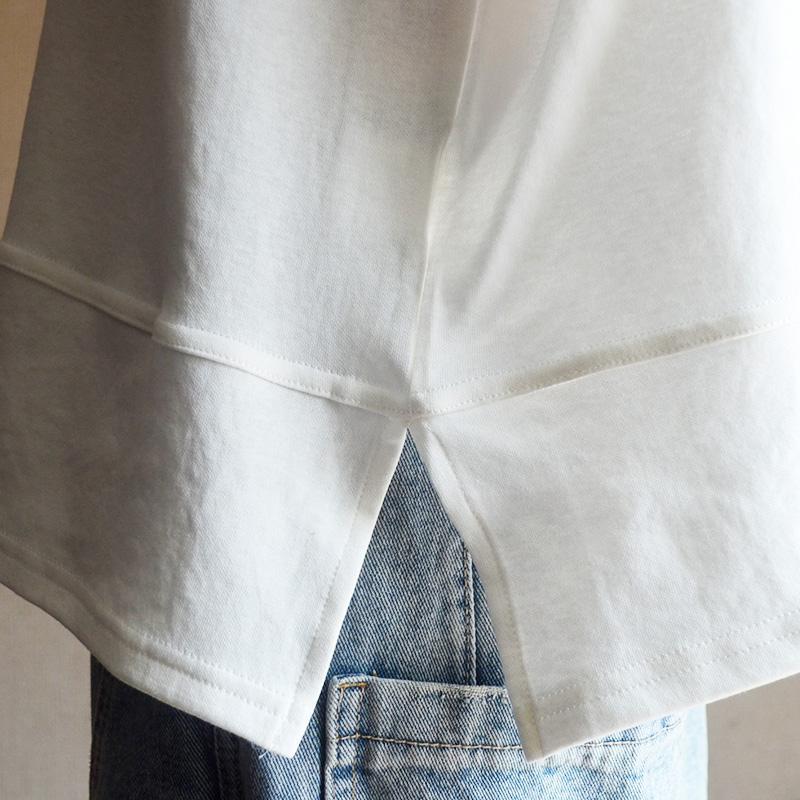 Cotton Loose Print Round Neck Blouse