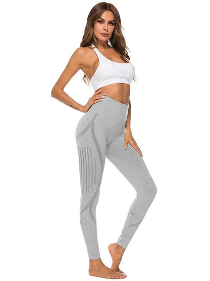 High Waist Perforated Yoga Leggings