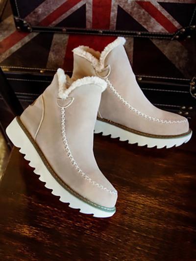 Solid Color Warm Winter&Snow Boots