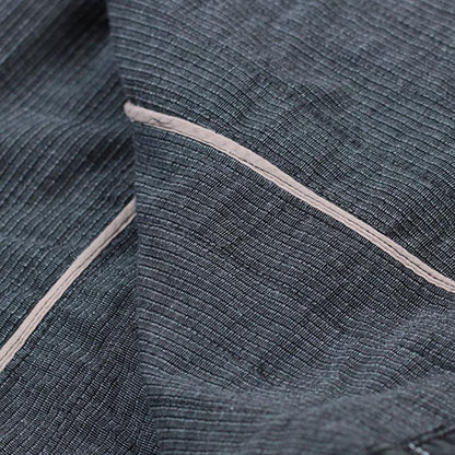 Denim Loose Long Belt Women Coat