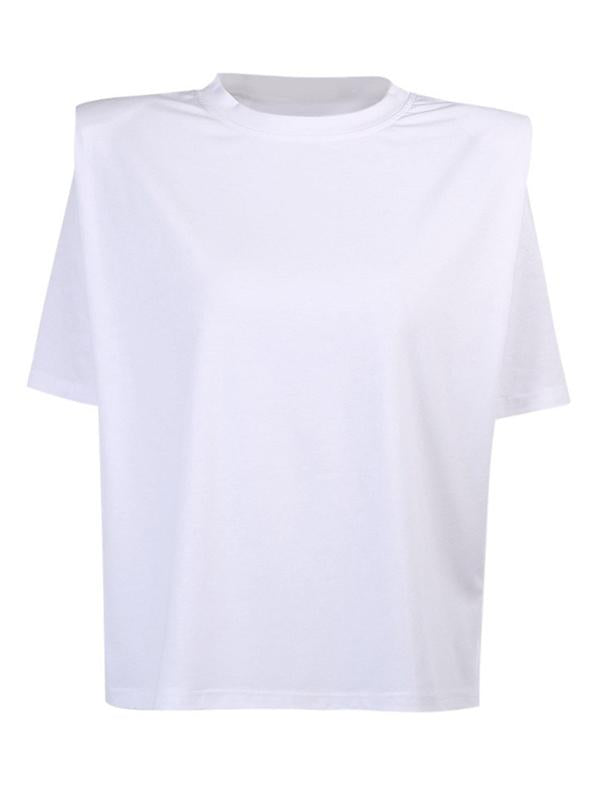 Casual Loose Solid Color Sports Tees