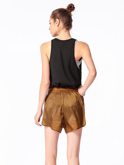 Drawstring Insert Cloth Sport Shorts