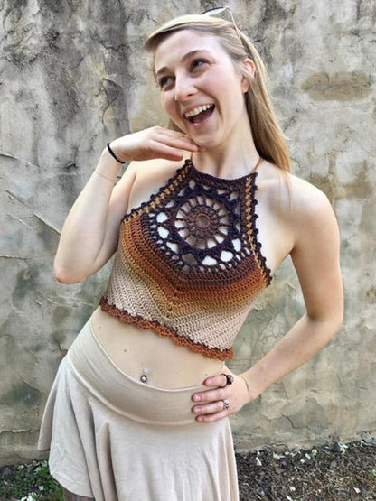Fashion Knitted Bohemia Tank Tops
