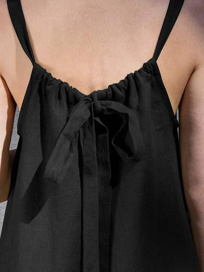 Fashion 2 Colors Wide Leg Jumpsuit