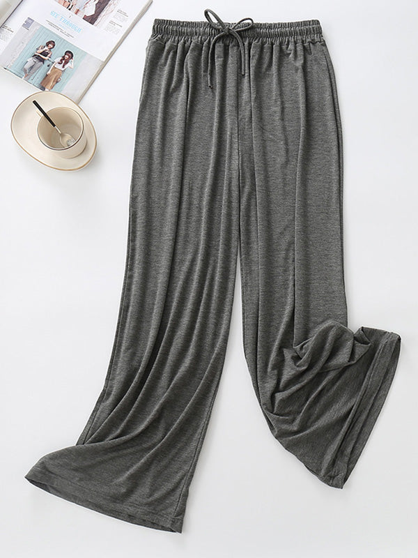 Comfortable Solid Color Modal Pajama Pants