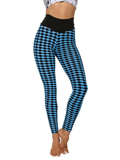 Striped High Waist Sports Leggings