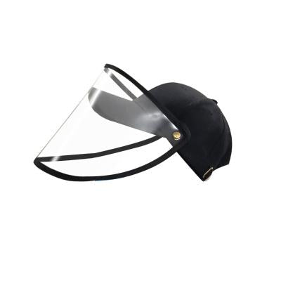 Fisherman Protective Hat Baseball Cap Transparent Protection Mask