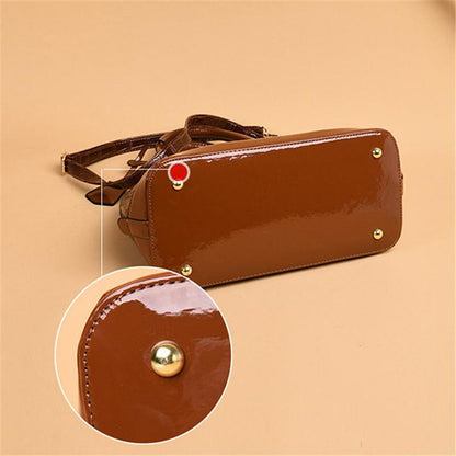 Crocodile Pattern Handbag Temperament Shoulder Bag Shell Bag
