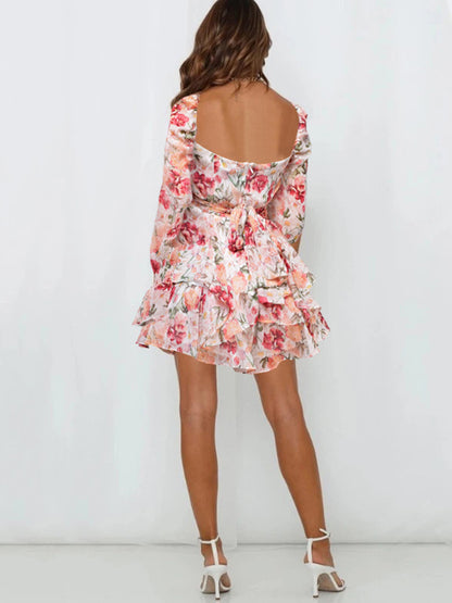 Fashion Multi-Colored Floral Printed Rompers