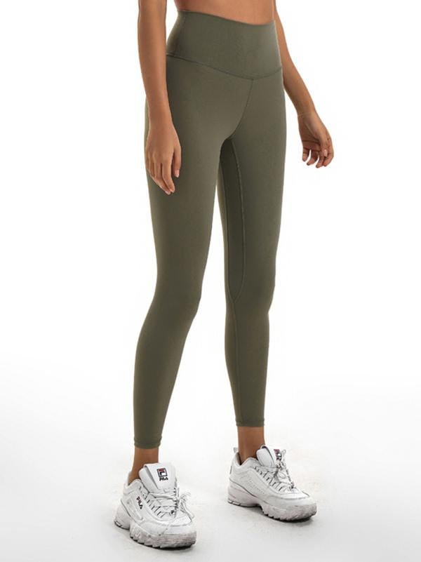 Wrap Solid High Waist Elastic Force Sports Leggings