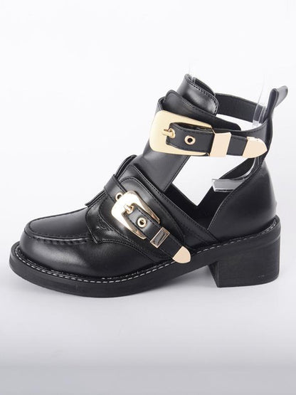 Fashion Chunky Heel Sandals Boots