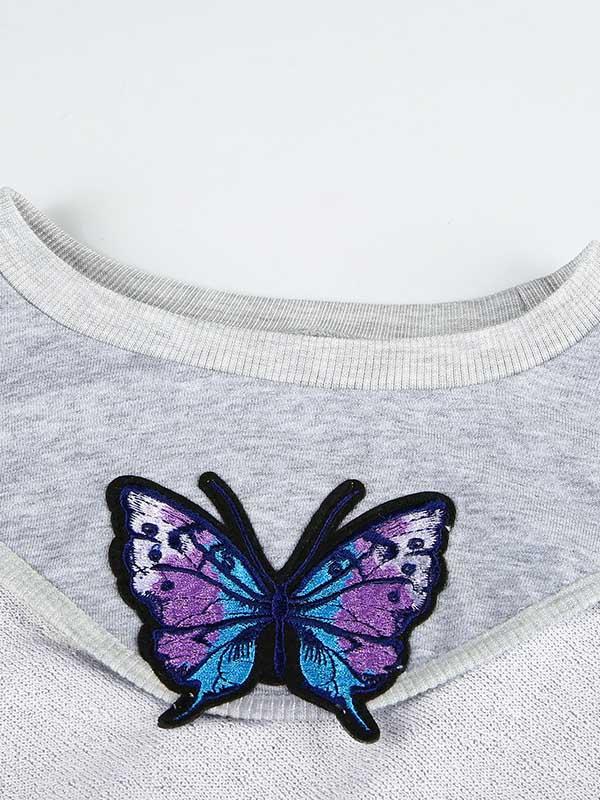 Sexy Embroidered Sweat Shirts