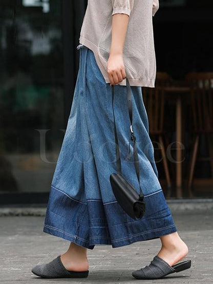 Loose Split-joint Wide Leg Pants