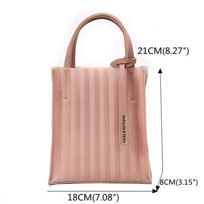 PU Faux Leather Candy Colors  Cute Crossbody Bag