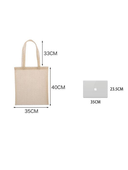 Mesh Little Polka-Dot One-shoulder Handbag