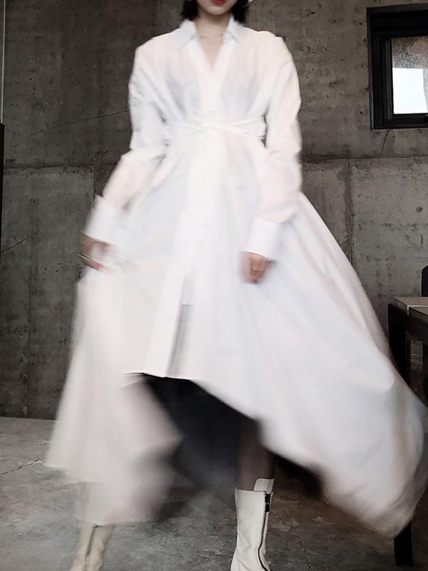 Cool Designed Irregular Long Dress